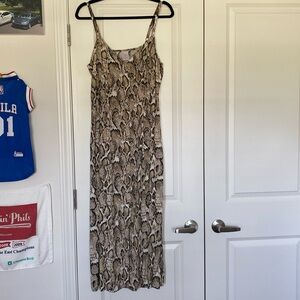 Snake Print Dress